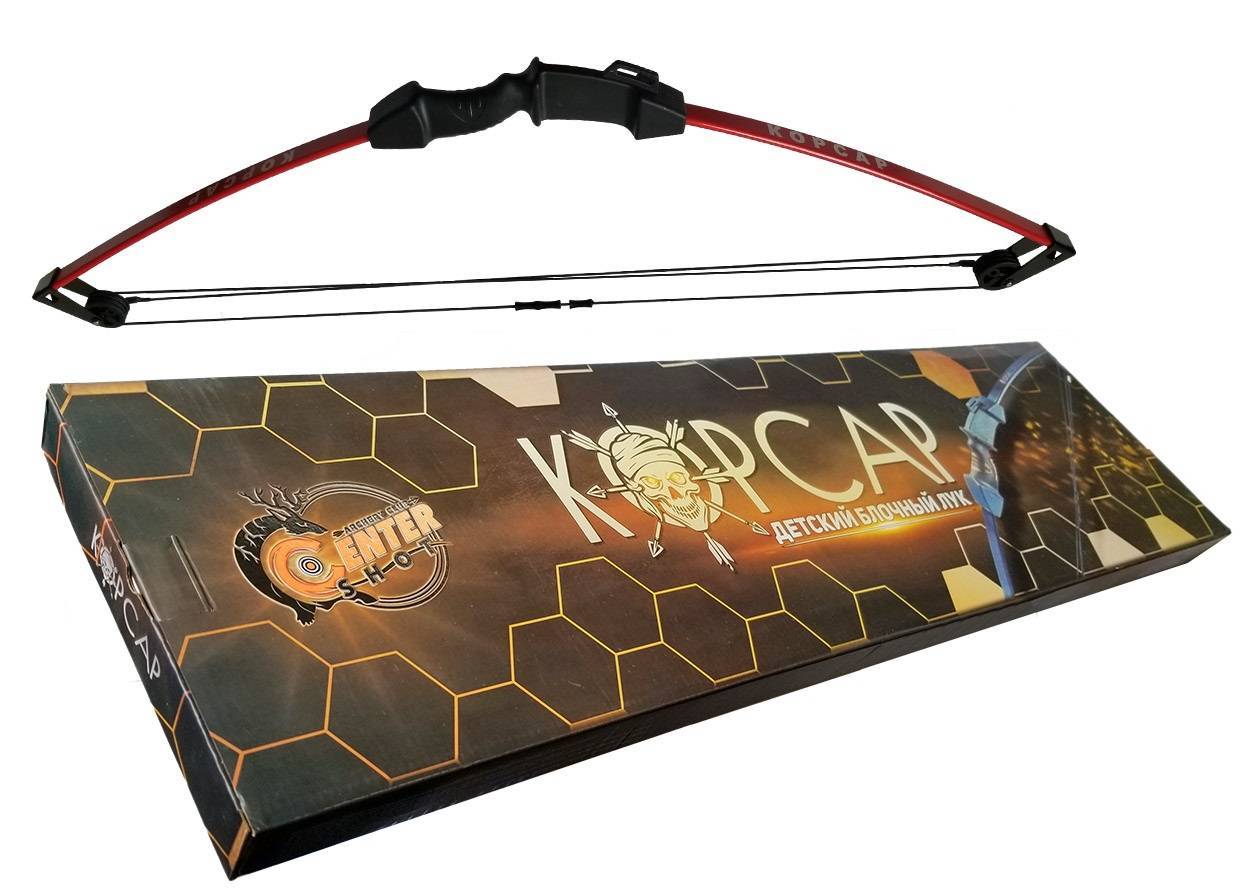  Лук детский блочный Корсар Красный