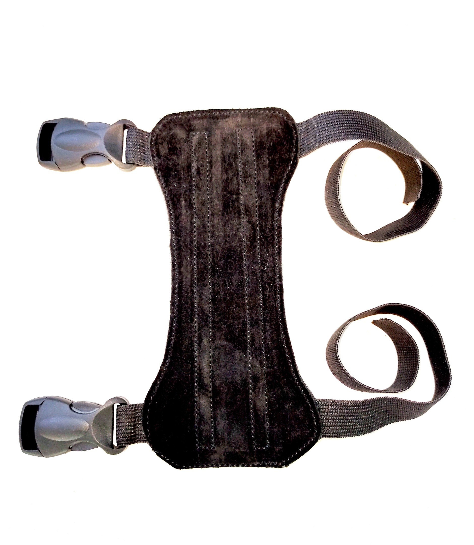 Крага Косточка 18 см кожа черная