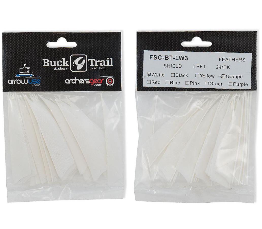 товар Оперение натуральное SHIELD 3" белое 24/шт