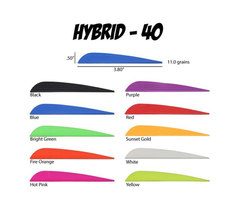 товар Оперение для зимних стрел AAE HYBRID-40, 50шт