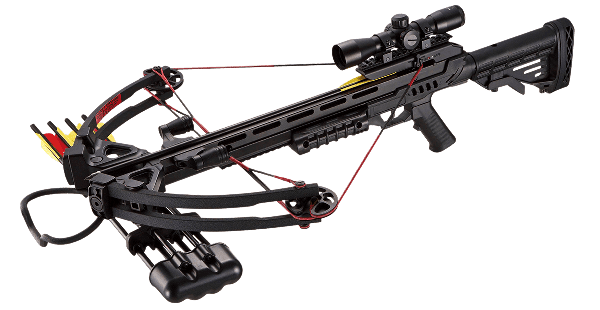 Арбалет блочный MK-XB52 черный + плечи