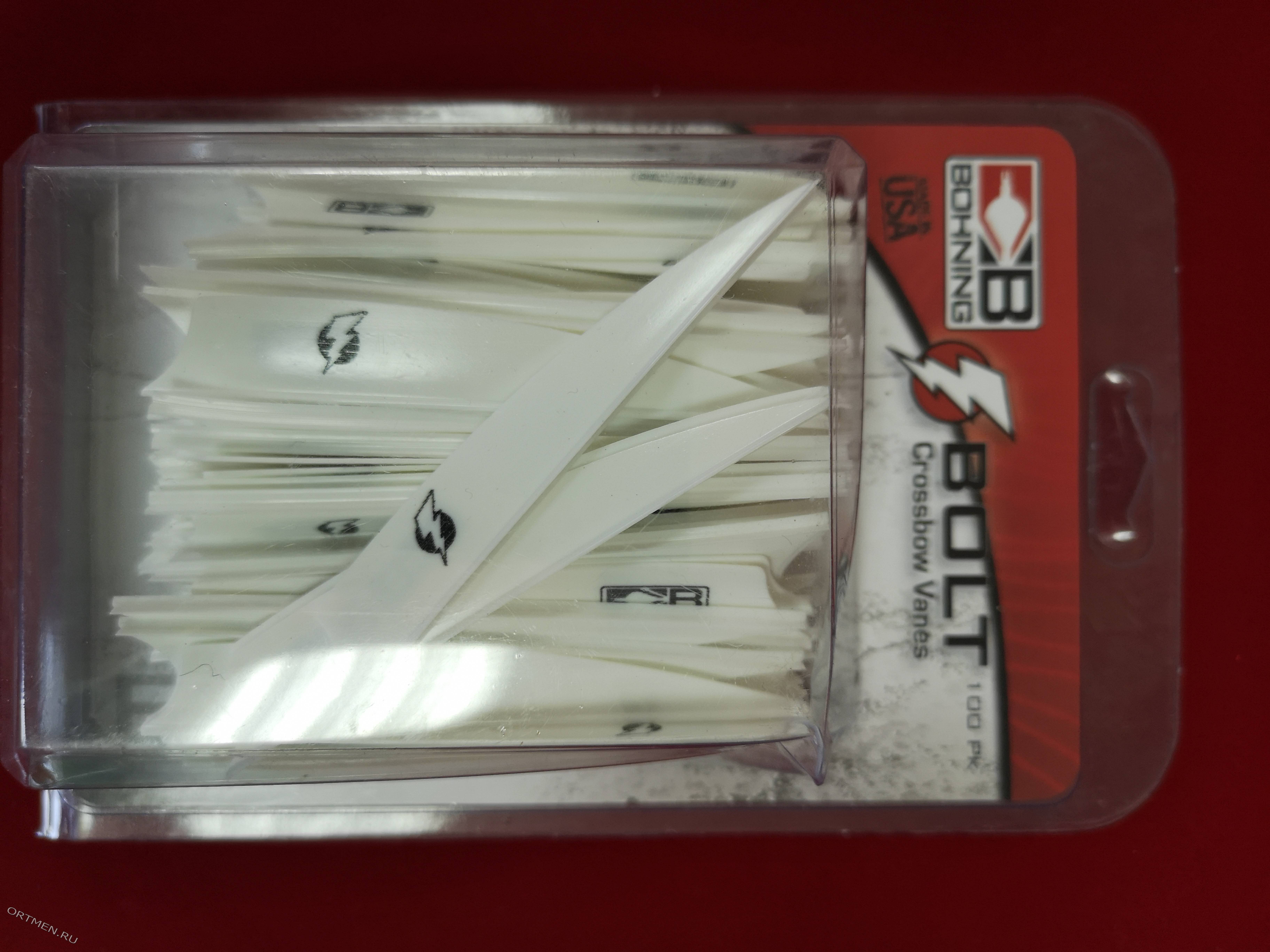 Оперение BOHNING 3.5" SHIELD NEON белое