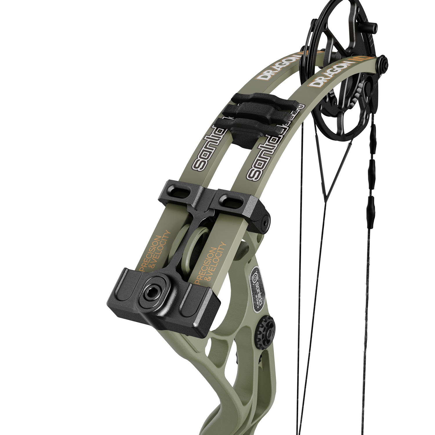 Запасные плечи для лука Sanlida Dragon 10 50-60 фунтов зеленые