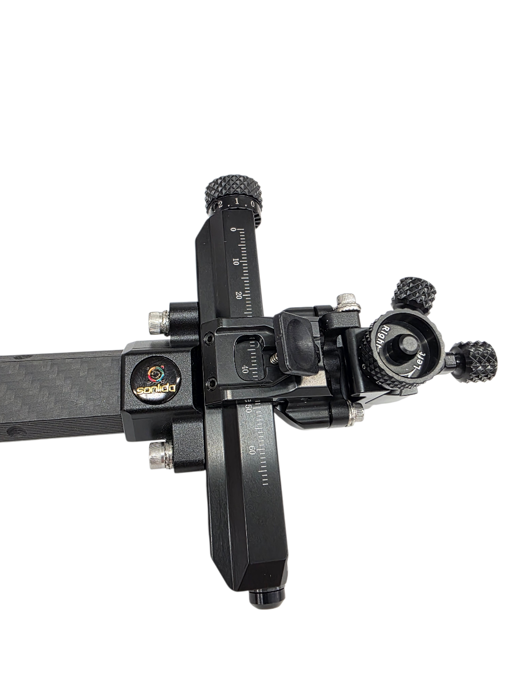 Спортивный прицел для блочного лука Sanlida Carbon X10 6" v3