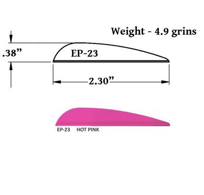 товар Оперение Arizona 2,6" розовое